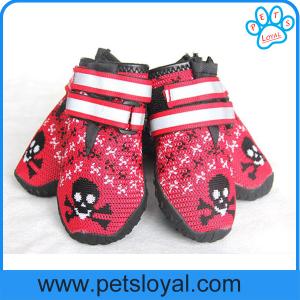 China Breathable Dog Shoes Soft Knitting Paw Protector with Reflective Velcro China Manufacturer factory