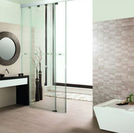 Intelligent Partition Residential Automatic Sliding Doors Motor Drive Door Leaves