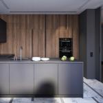 PVC Wooden Modular Kitchen Cabinets