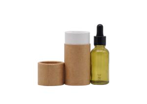 China Cosmetic 30ml Essential Oil Bottle Green Glass Dropper Screen Printing factory