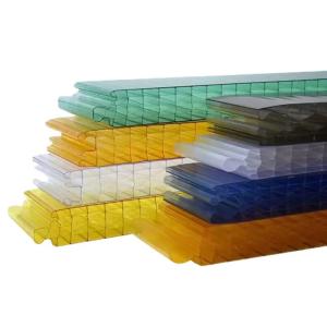 China 40mm 25mm 16mm Triple Wall Polycarbonate Panels Sheet factory