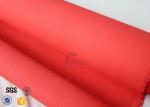 0.45Mm 530GSM Fiberglass Cloth Roll Red Acrylic Coated For Welding Blanket