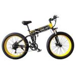 1000W 13AH E-Bike Lithium Battery SMLRO S11 26x4.0 inch Fat Tire Folding E-Bike