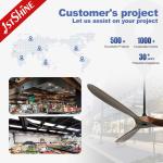 70 Inches 3 Solid Wood Ceiling Fan With Remote Control Quiet DC Motor