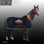 corrugated cardboard display standee for horse shape