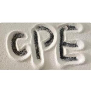 China Good Tearing Strength Chlorinated Polyethylene Powder For PVC Sheathed Wire factory