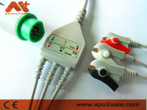 China CFS 3 Lead Patient Monitor Cables 10 Pin Siemens Ecg Cable factory
