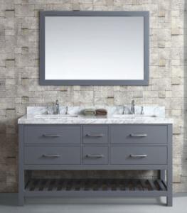 China 60′′ Wide Freestanding Bathroom Vanity With Sink factory