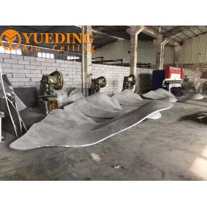 Hyperbolic Double Arc Aluminum Plate Wrap Cylindrical Shape Customized