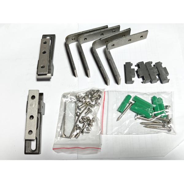 Screen-type Shower Room With Two Fixed Panels And One Sliding Door Made Of 304 Stainless Steel As Main Material