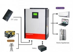 China Low Frequency Off Grid Hybrid Solar System 3KVA 2.4KW For Smart House factory