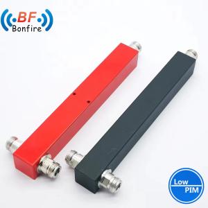 China Customized RF 2 Way Power Splitter 10W 350-3800MHz 4.3-10-F Connector for Base Station factory
