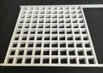 Aluminum Square Lattice Grille Suspended Ceiling in white