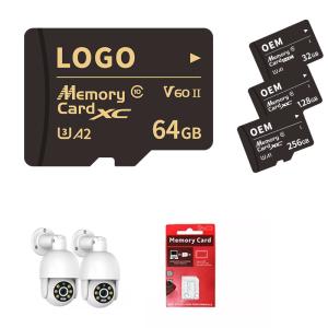 China OEM ODM Plastic Surveillance Camera Memory Card 32gb 64gb factory
