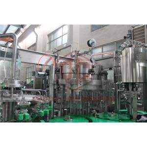 PLC Carbonated Drink Filling Machine Balanced Pressure Automatic Bottle Filling