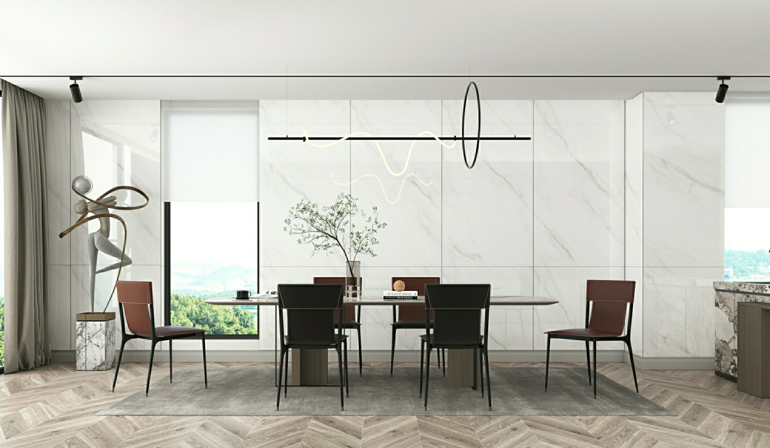 Outdoor Floor Non-Slip Tiles For Building And 900x1800x9mm White Polished Glazed Porcelain Tile For Kitchen And Hotel