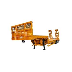 China 1310mm Wheel Base Three-Axle Semi-Trailer for Construction Machinery Transportation factory
