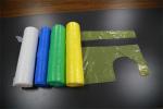 Colorful Flat Pack Disposable PE Apron , Unisex LDPE / HDPE Plastic Aprons