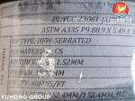HFW Serrared Alloy Fin Tube ASME SA335 P9 With Carbon Steel Strip