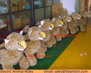 China Electric Animal Battery Toy Plush Toy Rides On Animals Wheel Stuffed Animals Ride for Sale factory