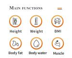 Body Fat Coin Operated Height Weight BMI Machine Health Voice