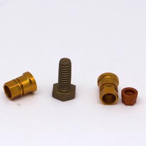 Customized Size Precision CNC Parts Brass Nuts For Aeronautical
