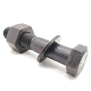 China ASTM A449 Structural UNC 2A Black Finish Heavy Hex Bolts Fully Thread factory