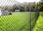 Hot Dipped Galvanized 12.5 Gauge Chain Link Fence Solid Black