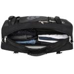 Black PU Waterproof Climbing Backpack Water Resistant Hiking Backpack OEM/ODM