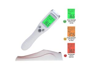 China White / Pink ABS Cover Infrared Thermometer Precise Measurement Body Temperature Meter factory