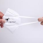 Non Woven Fabric KN95 Respirator Mask white color
