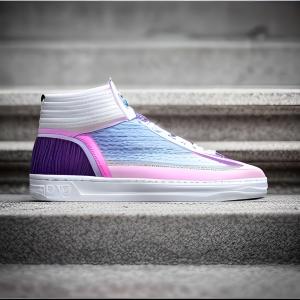 China Basketball Eco Friendly Women's Shoes Pink Mesh MD Rubber factory