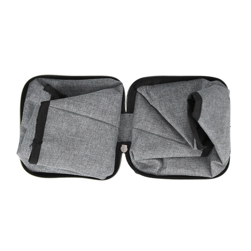 Foldable Portable Oxford Cloth Pet Feeder Bowls Dry Wet Depart