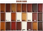 Single Flower Teak Solid Wood Internal Doors 85cm Width Moisture Proof