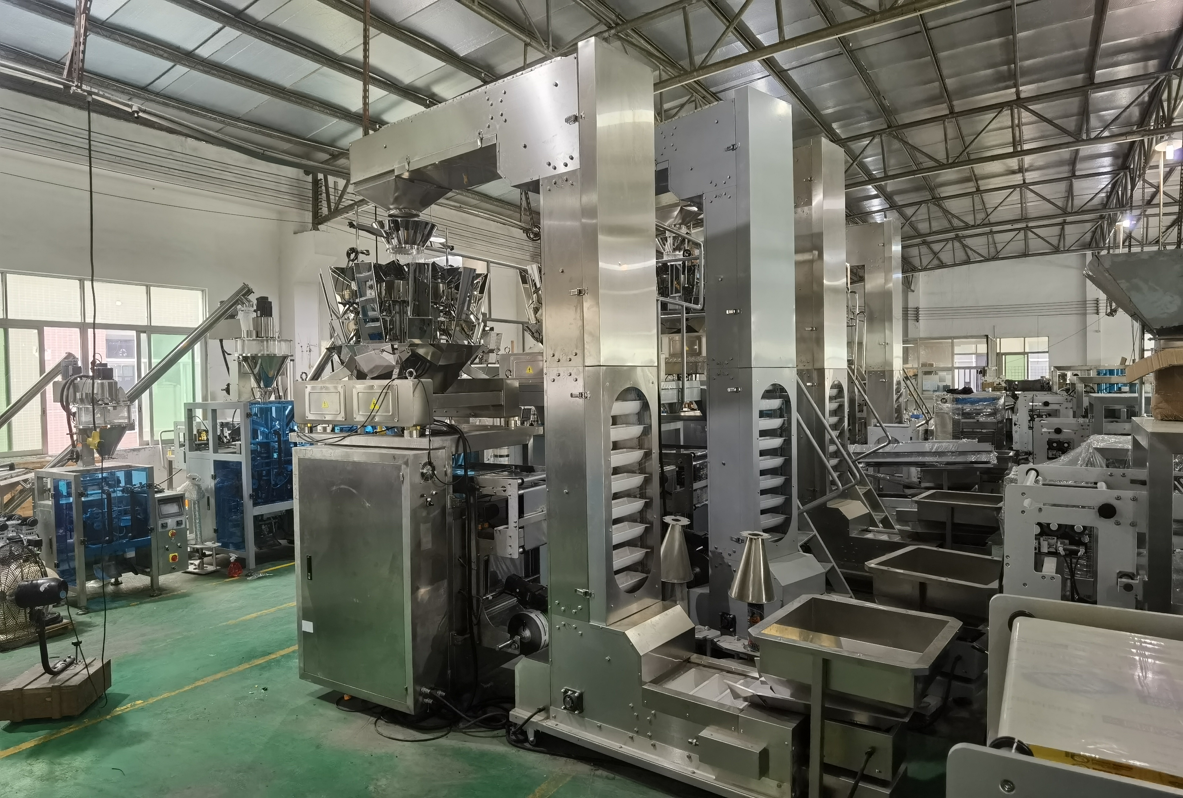 75bags/min Granule Packing Machine Laminated Film Automatic Weighing