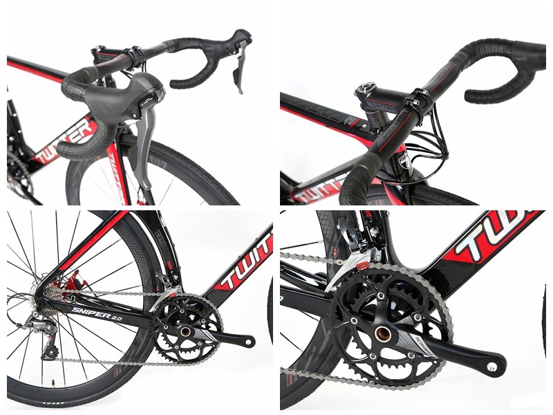 Carbon Fiber aero frame 700C Road Bike Thru Axle Disc Brake 142mm