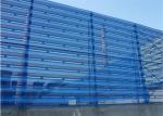 Single Peak Windbreak Fence Panels Perforated For Construction Site