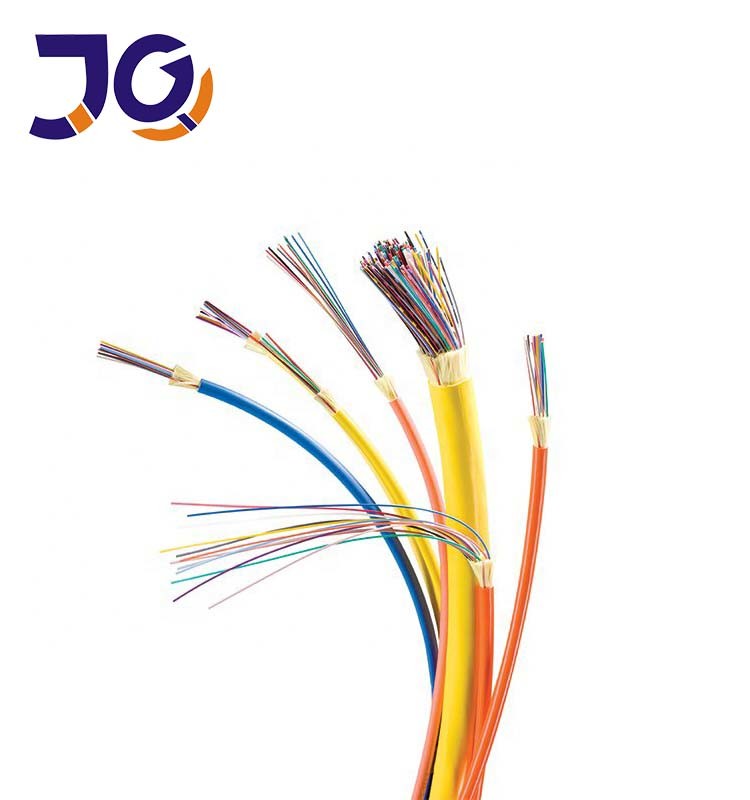 0.9 Indoor Tight Buffer Fiber Optic Cable Kevlar Yarn LSZH Jacket GJFJV G657A2 8 Core
