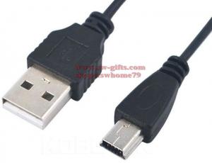 China NEW Mini USB 2.0 A Male to Mini 5 Pin B Charge Data Cable Adapter For MP3 Mp4 Player Digital Camera phone factory