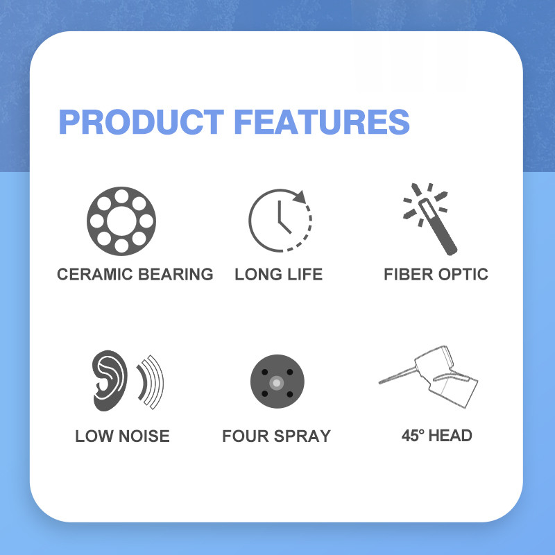 External Water Spray Dental Electric Surgery 1:4.2 Fiber Optic Handpiece