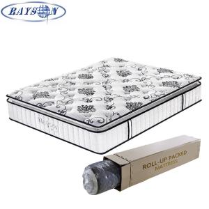 China Vacuum Roll Up Pocket Spring Mattress Home Hotel Furniture on sale