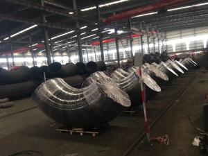 China 8X6&quot; Butt Weld Elbow , Weldable Pipe Elbows Space Saving Compact Structure factory