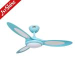44 Inch 3 ABS Blades Dimmable LED Ceiling Fan 230V For Bedroom