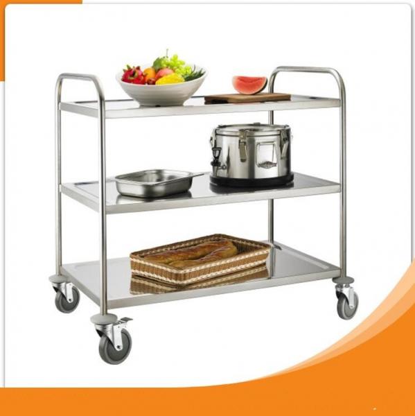 China RK Bakeware China Foodservice NSF Kitchen Food Tray Trolley Cart  Stainless Steel Trolley for Restaurant factory