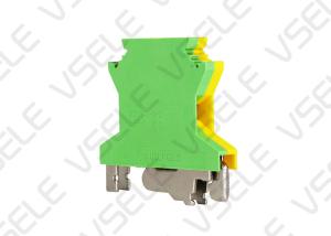 China Screw Connection Din Rail Ground Terminal Block Universal Wiring USLKG Type factory