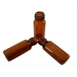 China Comestic Amber Glass Bottles With DIN 18mm Amber Drop For Pharmaceutical, Chemical factory