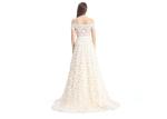 Women Formal Wedding Bridesmaid Dresses Saudi Arabic Evening Dress Floor -