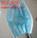 Blue Disposable-3PLY protective face mask non-woven and meltblown cloth material