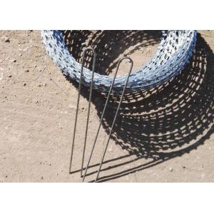 Ground Locking Pegs 8mm Concertina Razor Wire Barbed