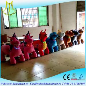 China Hansel coin operated Animated Electronic Plush Toys Kiddie Rides Cheap Go Karts For Sale factory